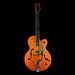 Pre-Owned 2014 Gretsch G6120-59QM Limited Edition Quilted Maple Chet Atkins Orange With OHSC
