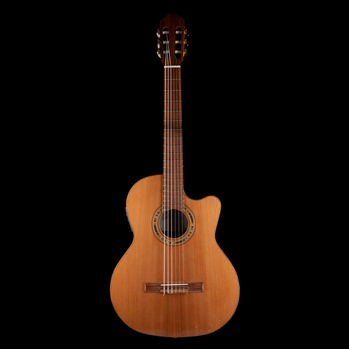Used Kremona Fiesta F65CW - TLR - Natural Nylon Acoustic Electric Guitar With Gig Bag