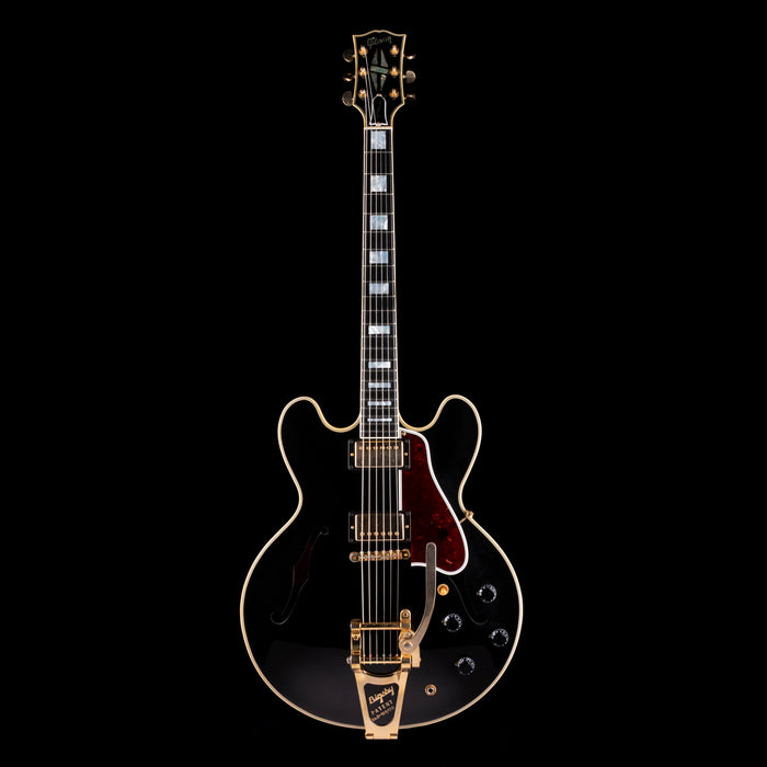 Pre-Owned 2015 Gibson Custom Shop Limited Edition ES-355 With Bigsby Ebony WIth OHSC