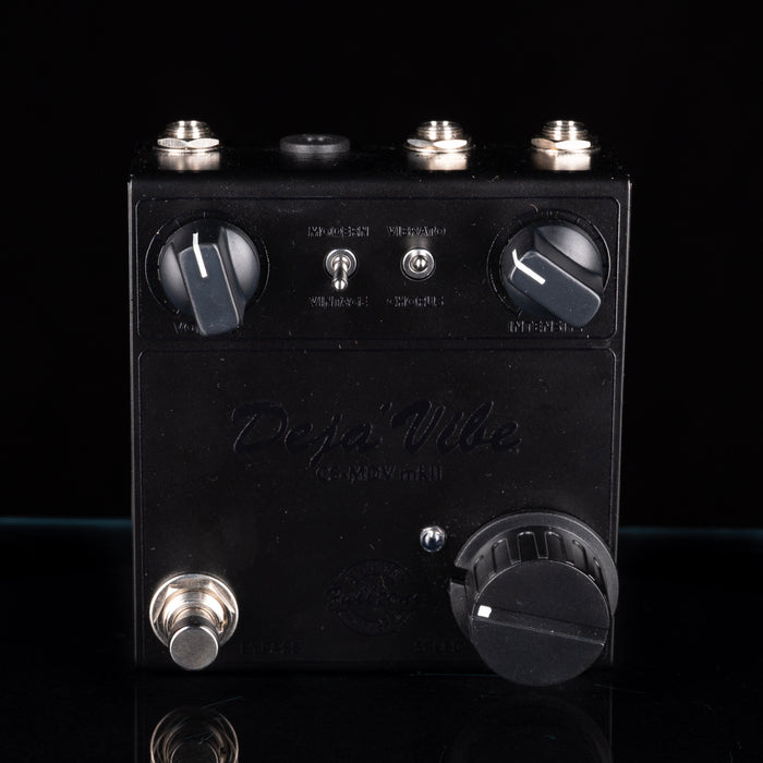 Used Fulltone Custom Shop Deja Vibe Mini CS-MDV-MkII Univibe Style Blackout Pedal With Box