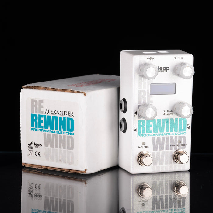 Alexander Rewind Programmable Echo Pedal with Box — Truetone Music