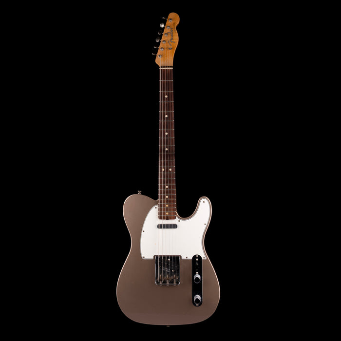 Used 2018 Fender Custom Shop 1963 Telecaster Journeyman Relic Shoreline Gold With OHSC