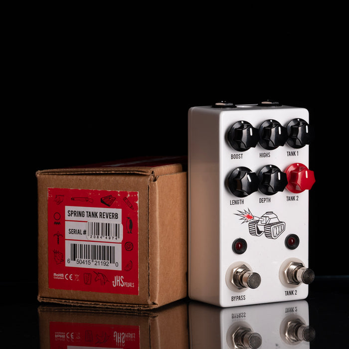 Used JHS Spring Tank Reverb Pedal with Box - 2