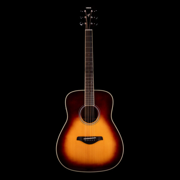 Used Yamaha FG-TA TransAcoustic Dreadnought Acoustic-Electric Guitar Brown Sunburst