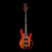 Sterling by Music Man StingRay HH RAY34 Spalted Maple Blood Orange Burst