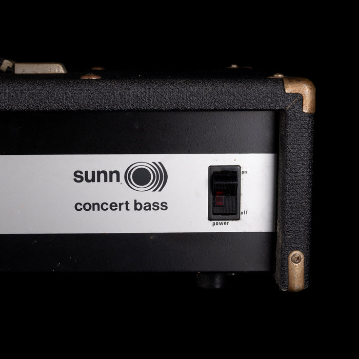 Pre-Owned 1970's Sunn Concert Bass Amp Head - Silverface