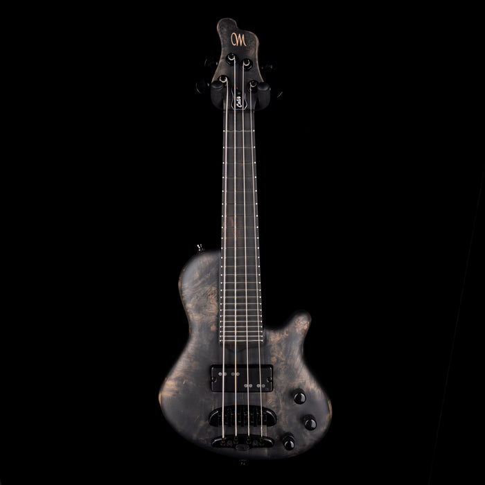 Mayones Cali 4 Bass Buckey Burl Antique Black with Case