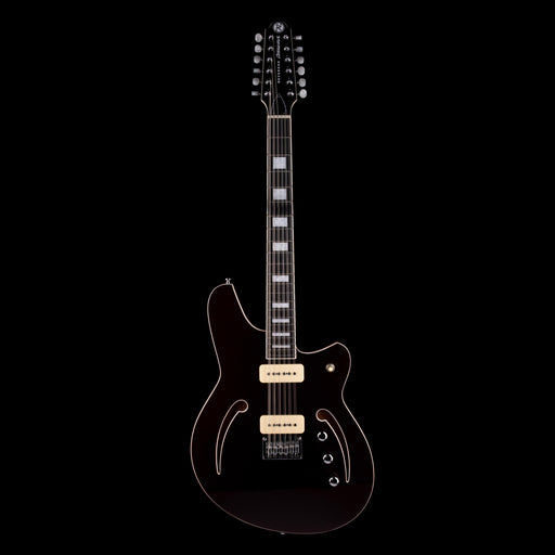 Reverend Airwave 12-String Electric Guitar - Metallic Bordeaux