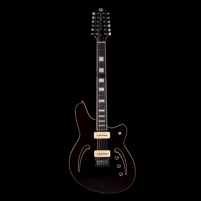 Reverend Airwave 12-String Electric Guitar - Metallic Bordeaux