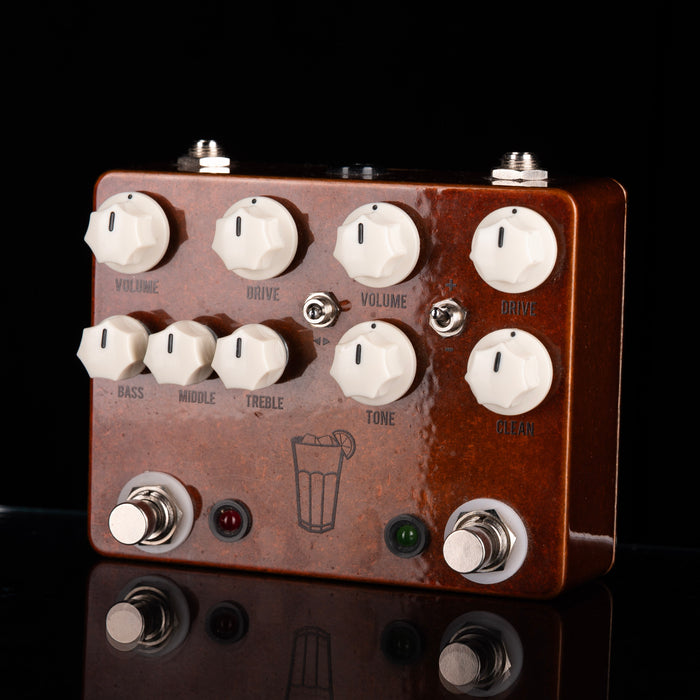 Used JHS Sweet Tea Overdrive/Distortion V3 Guitar Effect Pedal With Box - 3