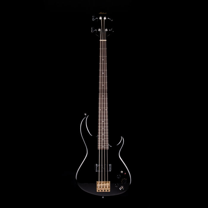 Aria Pro II Limited Edition SB-CLB Cliff Burton Signature Bass Black with Gig Bag