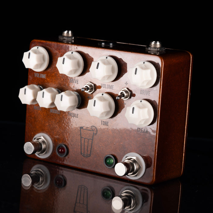 Used JHS Sweet Tea Overdrive/Distortion V3 Guitar Effect Pedal With Box - 2