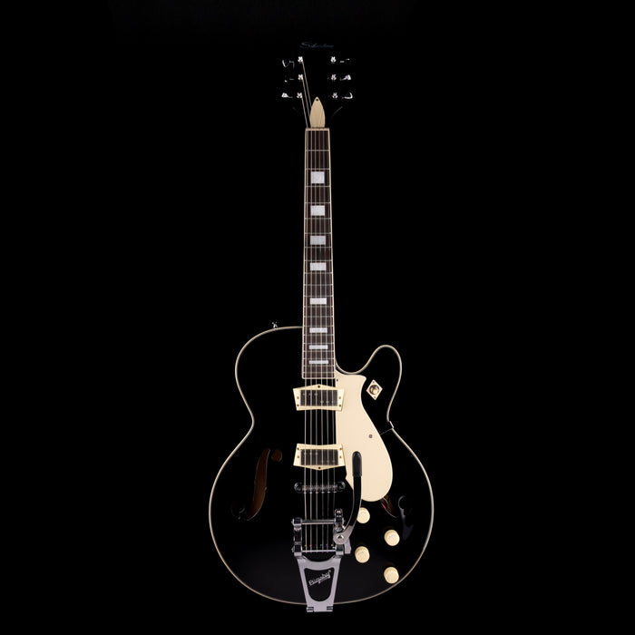 Pre-Owned Silvertone 1446V Black with Case