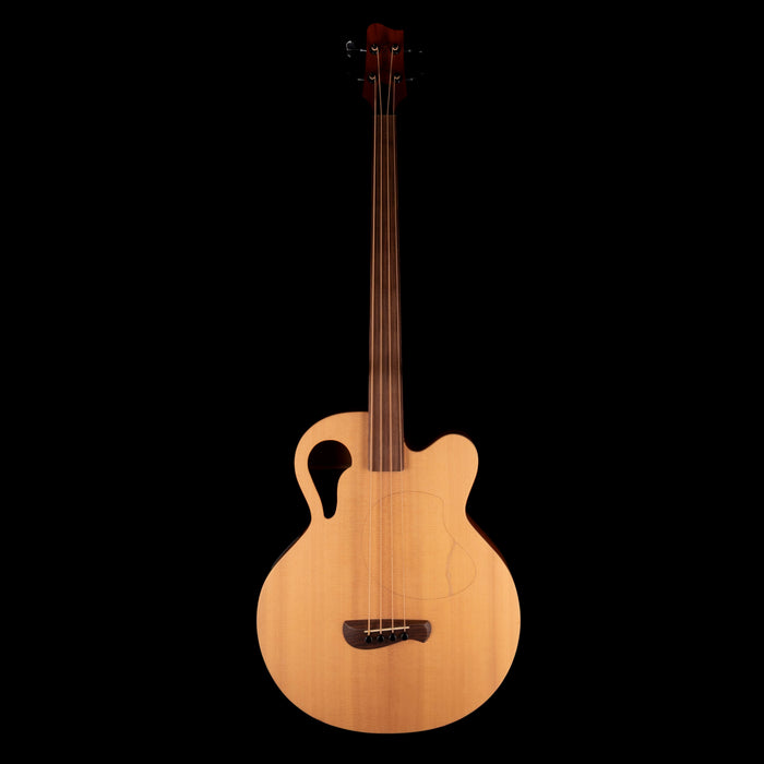 Pre-Owned 2005 Tacoma Thunderchief Fretless CB10C Acoustic-Electric Bass Natural with OHSC