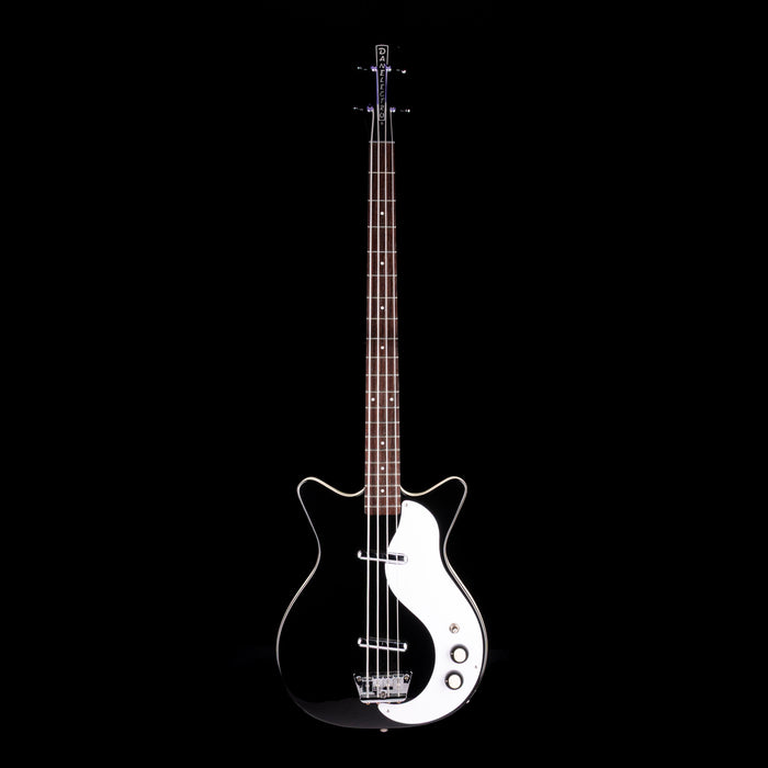 Used 2022 Danelectro ‘59 Shorthorn Black DC Bass with Gig Bag
