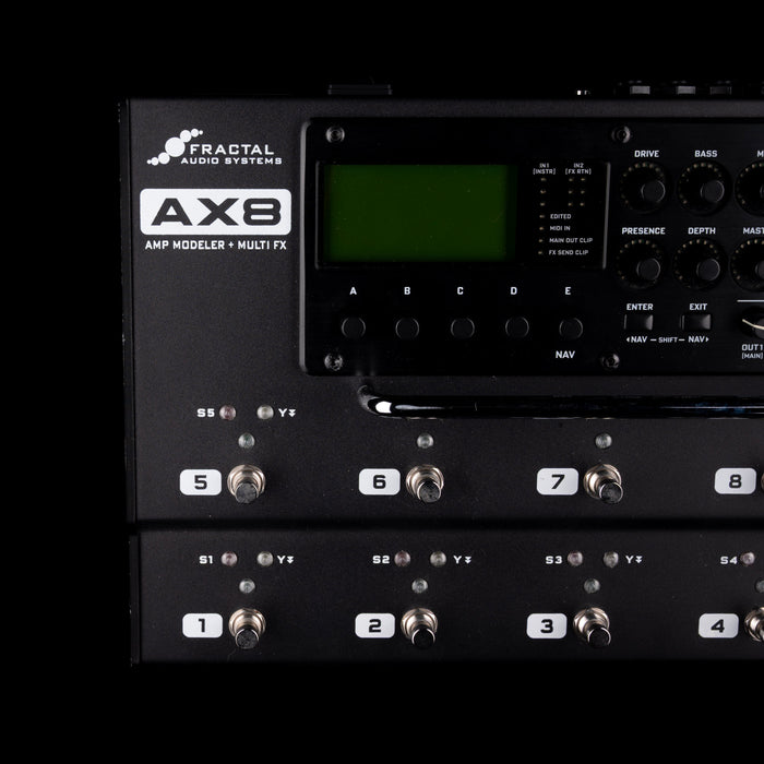 Pre-Owned Fractal Audio AX8 Amp Modeler Multi-FX Processor with Moog EP-3 Expression Pedal