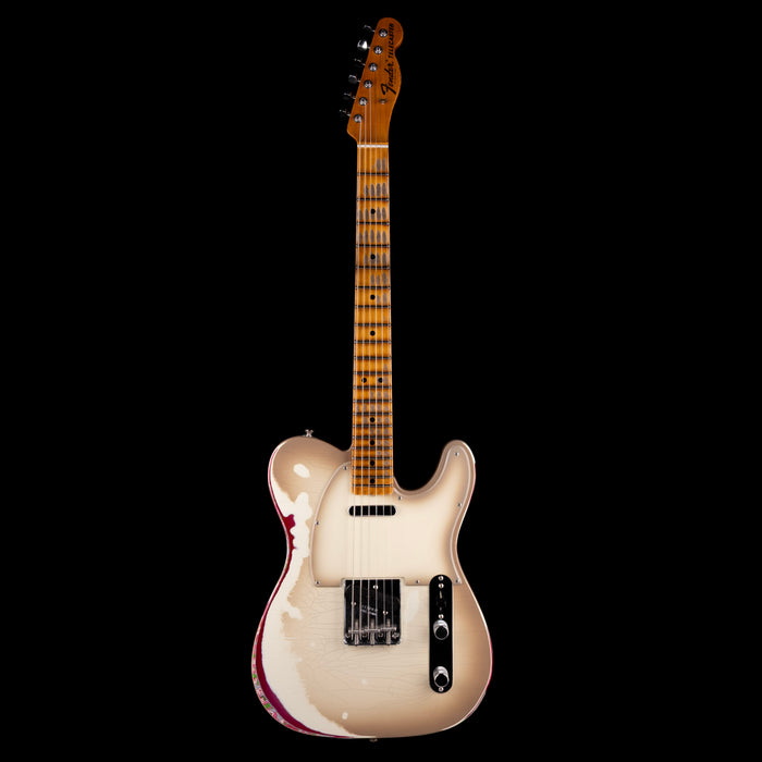 Fender Custom Shop 1967 Telecaster Heavy Relic Antigua Burst over Pink Paisley