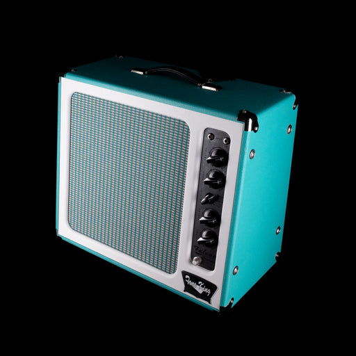 Used Tone King Falcon Grande Turquoise Guitar Amp Combo With Footswitch