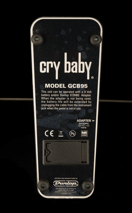 Used Dunlop Original Crybaby GCB-95 Wah Pedal