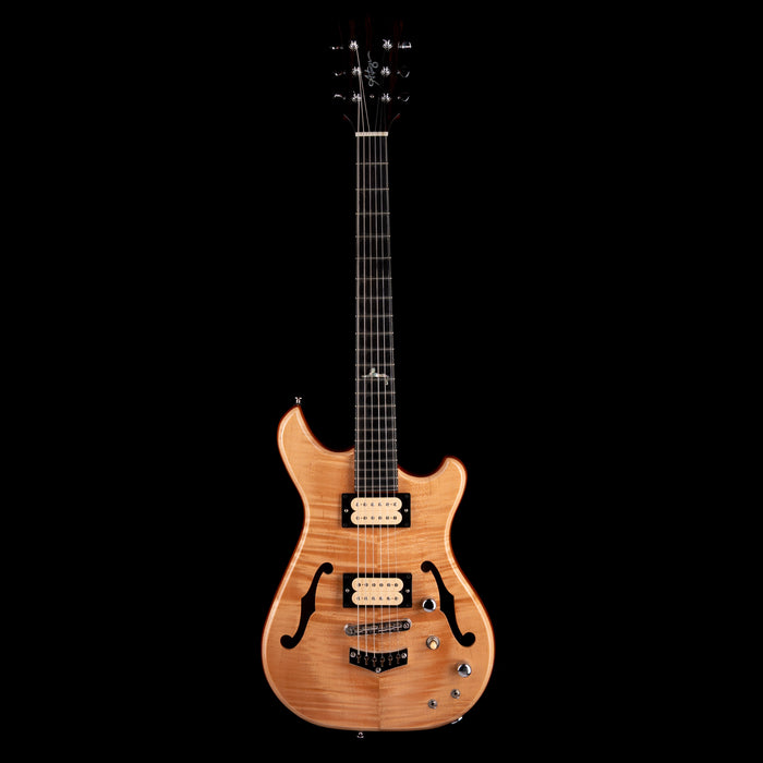 Used 2018 Artinger Custom Hollow Jerry Garcia Wolf Inspired Vintage Natural with Case