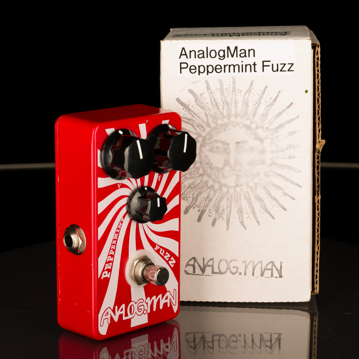 peppermint fuzz pedal Used Analogman Peppermint Fuzz Pedal With Box — Truetone Music