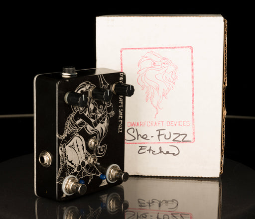 Dwarftcraft Devices She Fuzz Etched Pedal