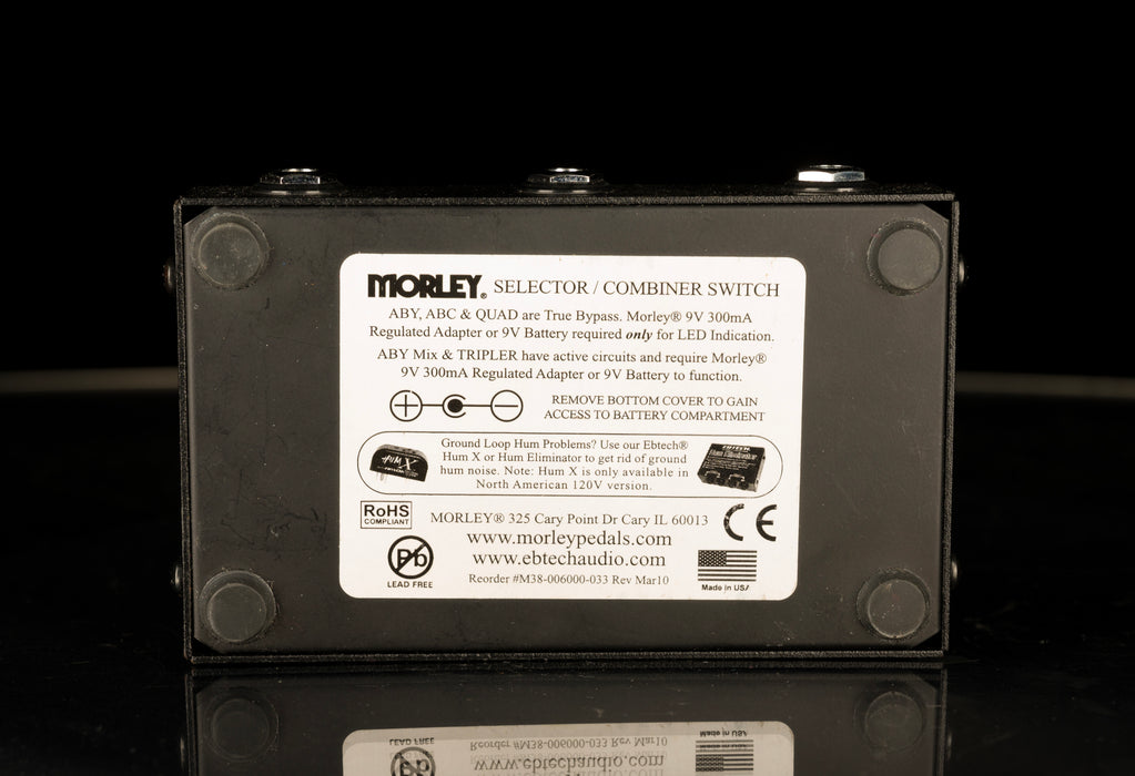 Used Morley ABY Selector - Combiner Pedal With Box