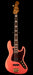 Pre Owned Fender Parts Jazz Bass Fiesta Red With Gold Hardware With Case