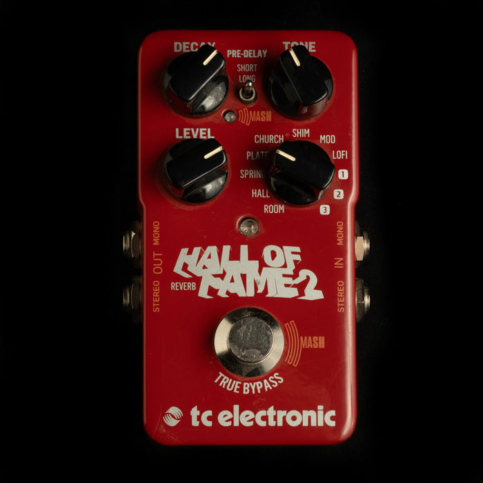 Used TC Electronic Hall of Fame 2 Reverb Pedal with Box
