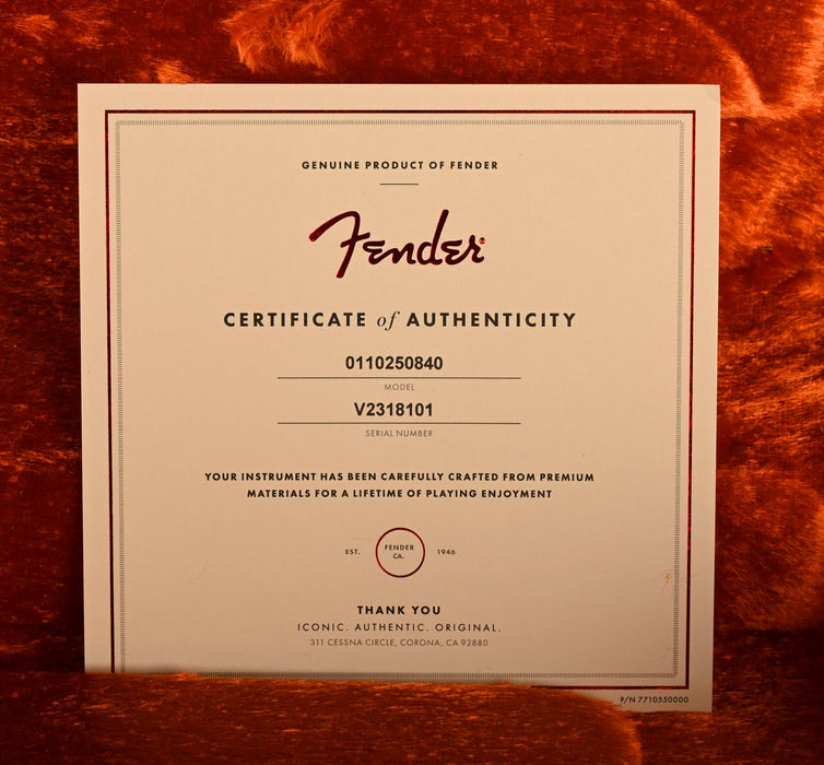 Used Fender American Vintage II 1961 Stratocaster Fiesta Red with OHSC