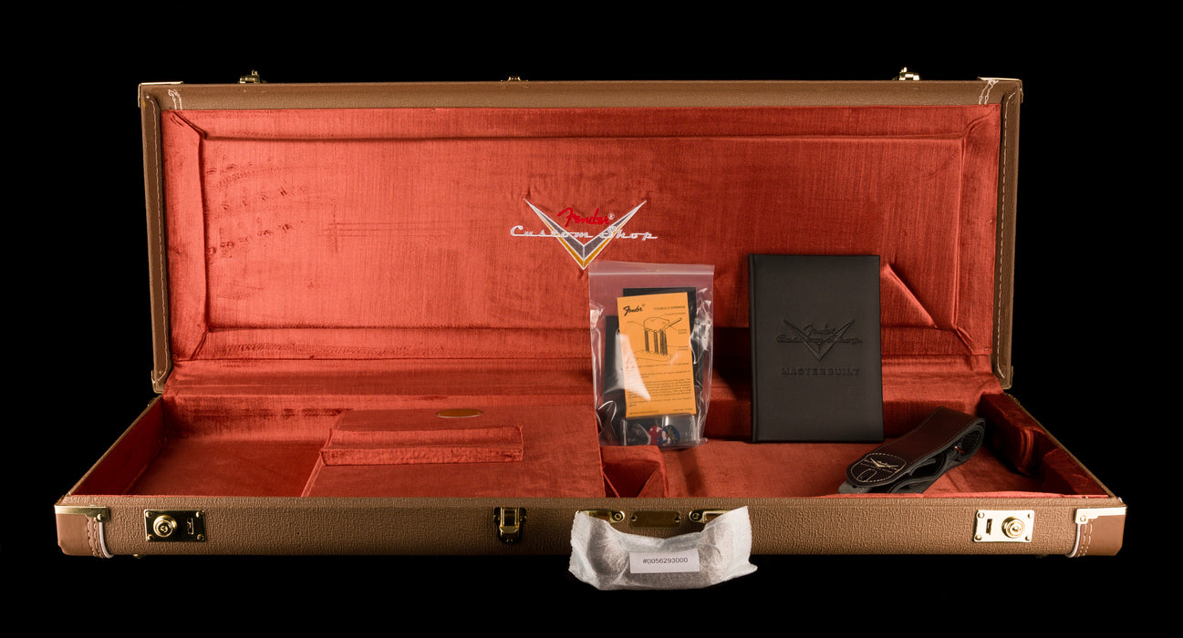 Fender Custom Shop Masterbuilt Todd Krause 1963 Stratocaster Heavy Relic Sage Green Metallic over Seminole Red