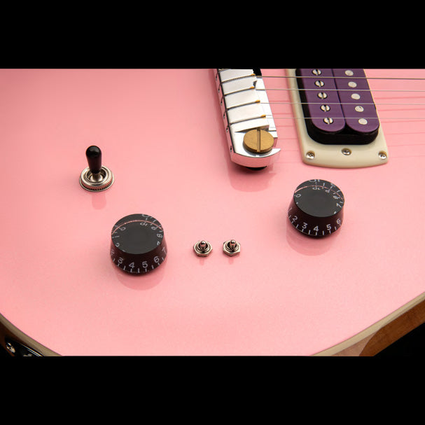 PRS SE Limited Edition Rock Lady Pink Pearl Electric Guitar Control Knobs