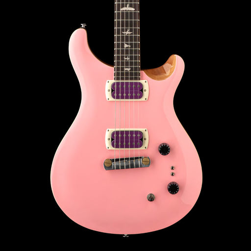 PRS SE Limited Edition Rock Lady Pink Pearl Electric Guitar Front Crop