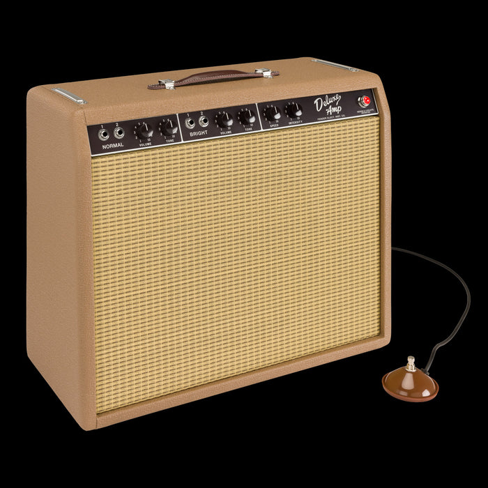 Fender '62 Deluxe Amp Guitar Amp Combo Detail Left