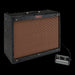Fender Limited Edition 30th Anniversary Hot Rod Deluxe Black Western Guitar Amp Combo Side with Footswitch