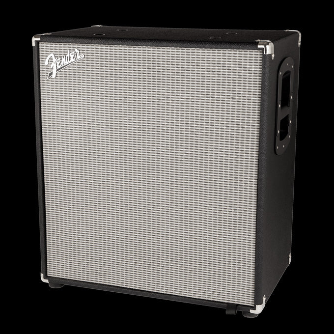 Fender Rumble 410 Bass Amp Cabinet (V3) Black - Demo Front Angle Left