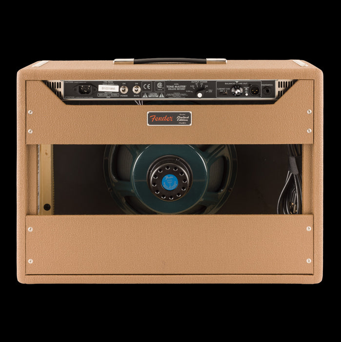 Fender Special Run Tone Master Deluxe Reverb Cocoa Guitar Amp Combo Back