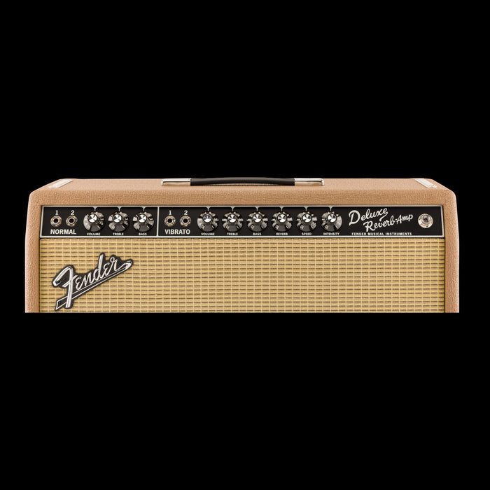 Fender Special Run Tone Master Deluxe Reverb Cocoa Guitar Amp Combo Control Panel