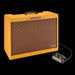 Fender Joe Bonamassa Tone Master '59 Twin JB Edition Tweed Guitar Amp Combo Angle With Footswitch 