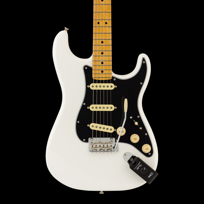 Fender Mustang Micro Plus Headphone Amp Front Plugged In