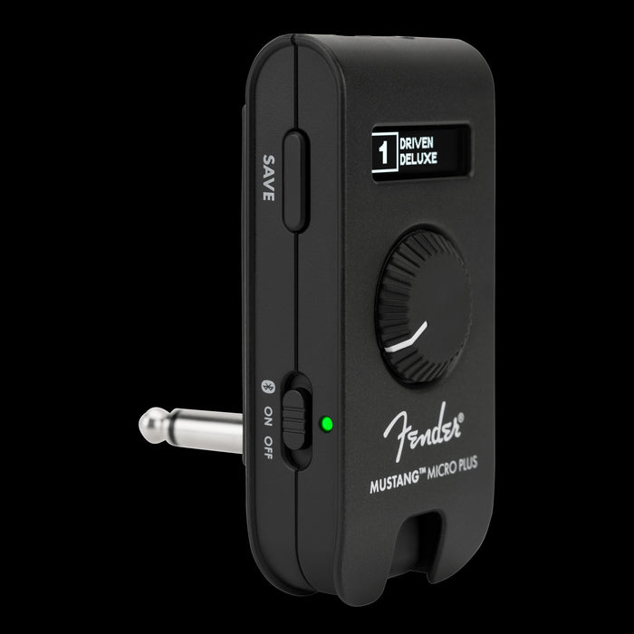 Fender Mustang Micro Plus Headphone Amp Front Detail