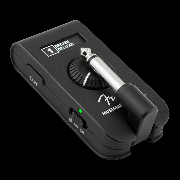 Fender Mustang Micro Plus Headphone Amp Detail Angle