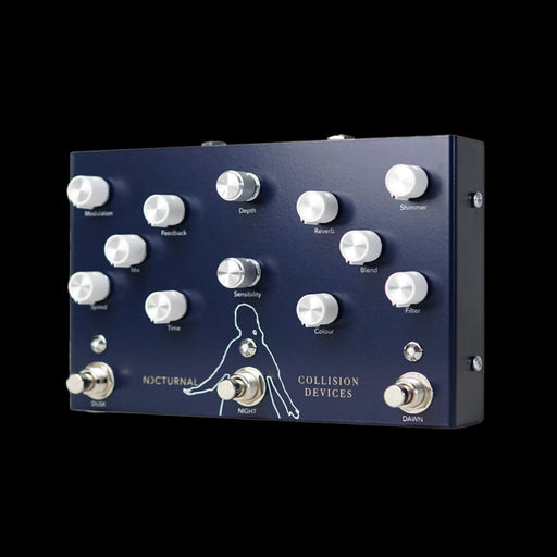 Collision Devices Nocturnal Modulated Delay Dynamic Tremolo Shimmer Guitar Pedal