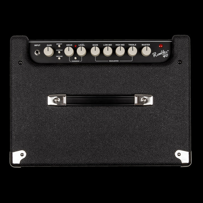 Fender Rumble 40 Bass Amp Combo Top Control Panel