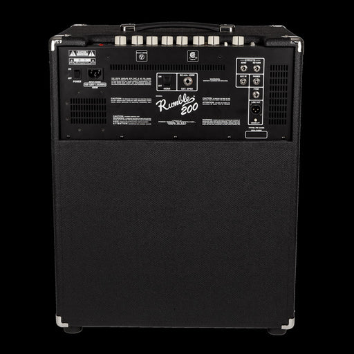 Fender Rumble 200 Bass Amp Combo Back
