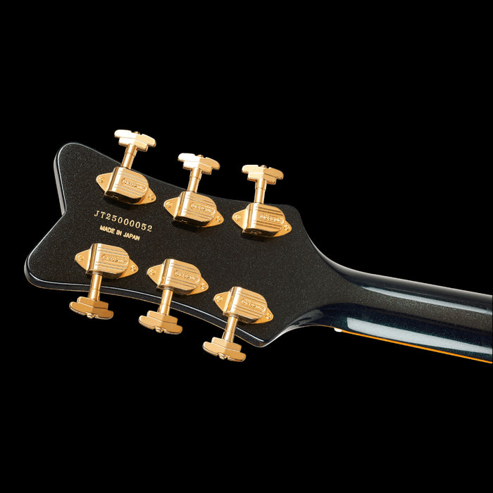 Gretsch G6134TG-58 Limited Edition 1958 Custom Penguin Emerald Night with Case Headstock Back 