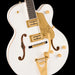 Gretsch Falcon Hollow Body with String-Thru Bigsby Gold Hardware White Front Body