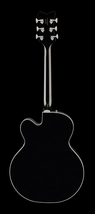 Gretsch Falcon Hollow Body with String-Thru Bigsby and Chrome Hardware Black Back
