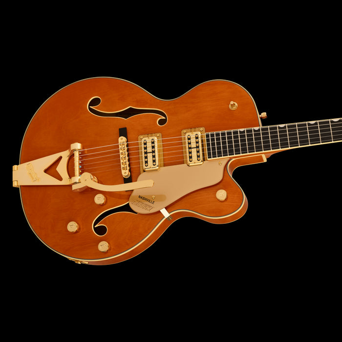 Gretsch Synchromatic Nashville Hollow Body with Bigsby 50's Orange Stain Contour Body Right