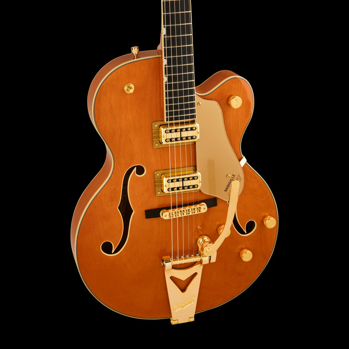 Gretsch Synchromatic Nashville Hollow Body with Bigsby 50's Orange Stain Front Body Detail